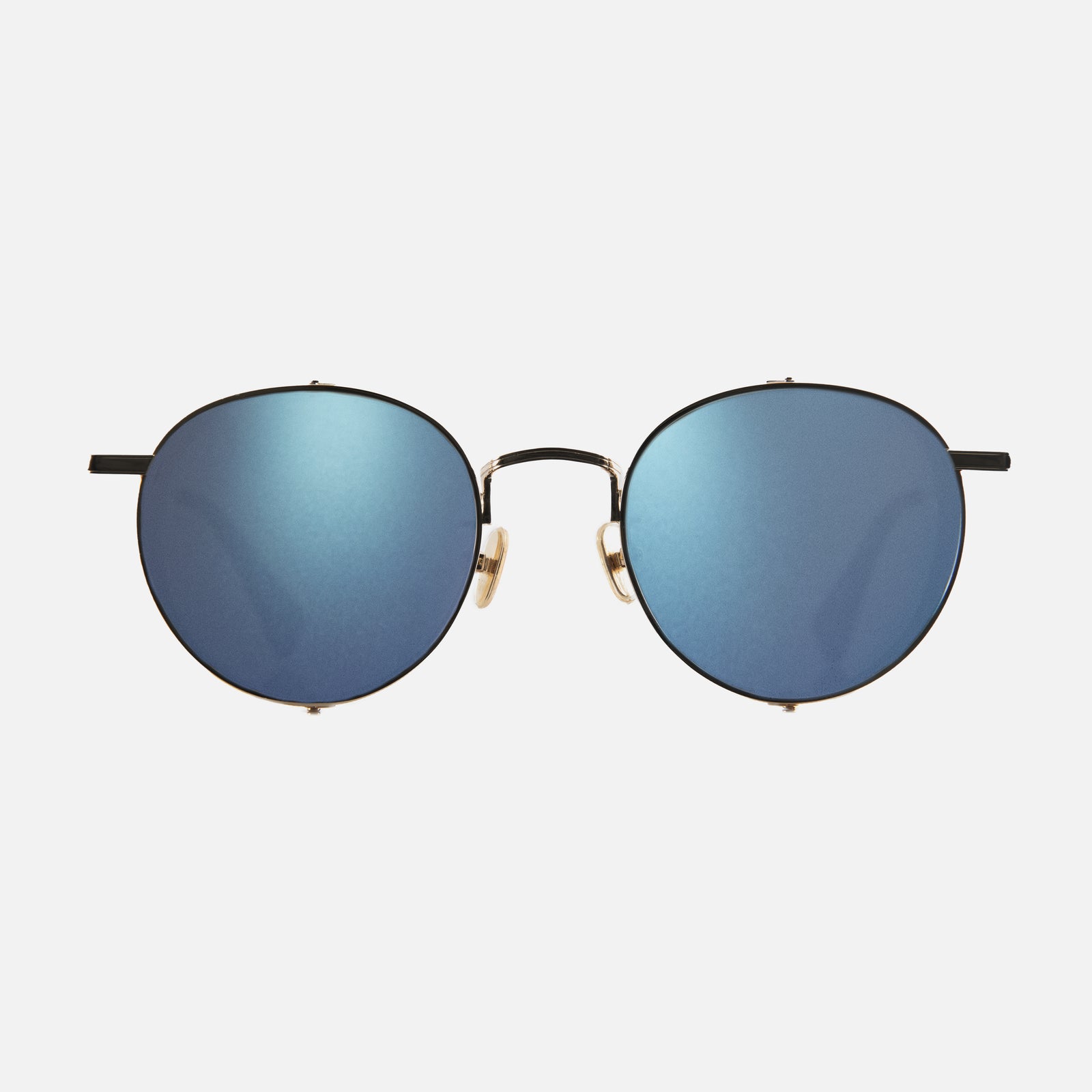 Side Shield Mirrored Sunglasses